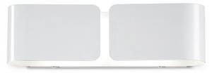 Nástenné svietidlo Ideal lux 014166 CLIP AP2 SMALL BIANCO 2xE27 60W