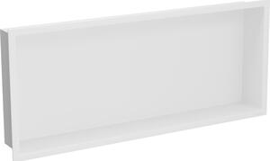 Mexen X-Wall-R zapustená polička s okrajom 75 x 30 cm, biela - 1920753010