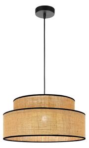 Luster na lanku BOHO 1xE27/60W/230V pr. 40 cm béžová