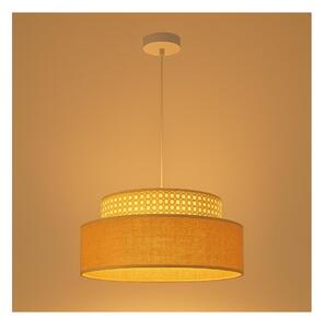 Luster na lanku BOHO 1xE27/60W/230V pr. 40 cm ratan