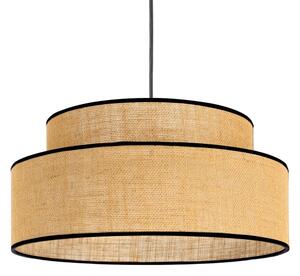 Luster na lanku BOHO 1xE27/60W/230V pr. 40 cm béžová