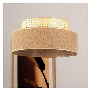 Luster na lanku BOHO 1xE27/60W/230V pr. 40 cm ratan