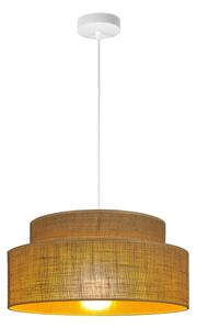 Luster na lanku BOHO 1xE27/60W/230V pr. 40 cm béžová