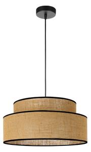 Luster na lanku BOHO 1xE27/60W/230V pr. 40 cm béžová