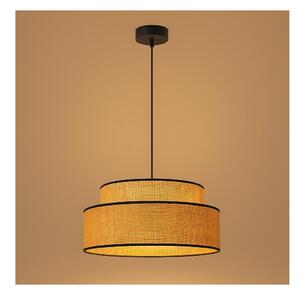 Luster na lanku BOHO 1xE27/60W/230V pr. 40 cm béžová