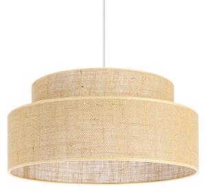 Luster na lanku BOHO 1xE27/60W/230V pr. 40 cm béžová