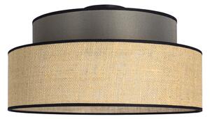 Stropné svietidlo BOHO 1xE27/60W/230V pr. 40 cm hnedá/béžová