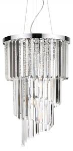 Závesné svietidlo/Luster Ideal lux 117737 CARLTON SP8 CROMO 8xE14 40W chróm