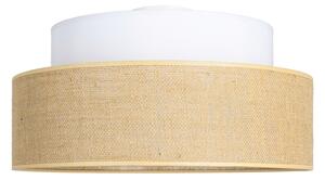 Stropné svietidlo BOHO 1xE27/60W/230V pr. 40 cm biela/béžová