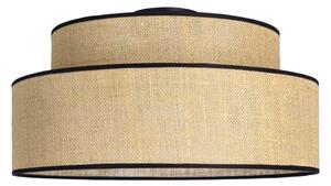 Stropné svietidlo BOHO 1xE27/60W/230V pr. 40 cm béžová