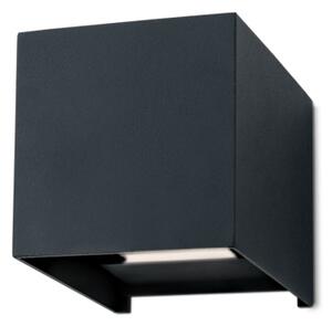 Orion AL 11-1192 - LED vonkajšie nástenné svietidlo CUBE 2xLED/3W/230V IP54 antr