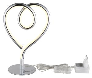 Globo 28054C - LED Stolná lampa AMORE LED/6W/230V lesklý chróm