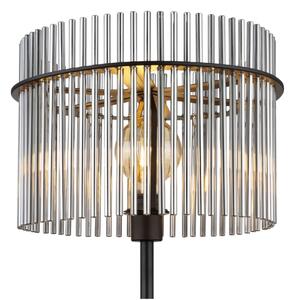 Globo 15698S - Stojacia lampa GORLEY 1xE27/60W/230V čierna