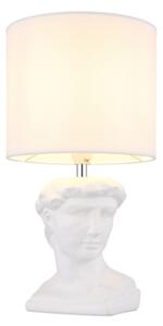 Globo 21732W - Stolná lampa HERMES 1xE14/40W/230V biela