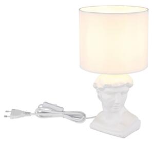 Globo 21732W - Stolná lampa HERMES 1xE14/40W/230V biela