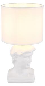 Globo 21732W - Stolná lampa HERMES 1xE14/40W/230V biela