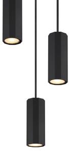 Globo 57918-3HB - Luster na lanku JAMES 3xGU10/25W/230V čierna