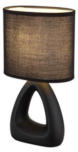 Globo 21731S - Stolná lampa TRIANGLE 1xE14/40W/230V čierna