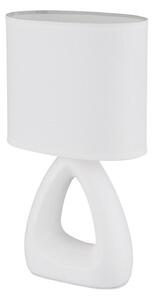 Globo 21731W - Stolná lampa TRIANGLE 1xE14/40W/230V biela
