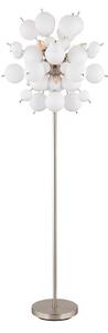 Globo 15633SO - Stojacia lampa UDO 6xE14/25W/230V biela