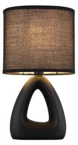 Globo 21731S - Stolná lampa TRIANGLE 1xE14/40W/230V čierna
