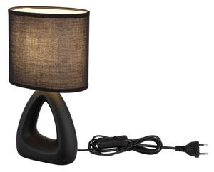 Globo 21731S - Stolná lampa TRIANGLE 1xE14/40W/230V čierna