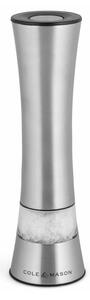 Cole&Mason Cole&Mason - Elektrický mlynček na korenie BURFORD 4xAAA 18 cm chróm GG438 + záruka 3 roky zadarmo