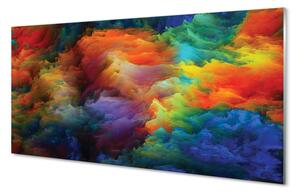 Nástenný panel  3d farebné fraktály 100x50 cm
