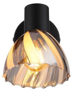 Globo 54315S-1 - Nástenné bodové svietidlo ZACHERY 1xE14/40W/230V čierna