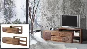 Massive home | Luxusní tv stolek Brick z masivního palisandru - VÝPRODEJ MH2136-KW