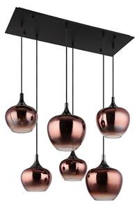 Globo 15548-6HG - Luster na lanku MAXY 6xE27/40W/230V medená