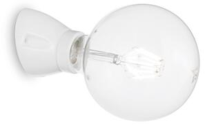 Nástenné svietidlo Ideal lux 180298 WINERY AP1 BIANCO 1xE27 60W biela