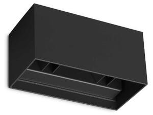 Ideal lux 328676 OUTDOOR ATOM vonkajšie nástenné svietidlo LED 25W 2100/1340lm 3000K IP54 čierna