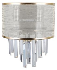 ITALUX WL-45660-2 Torreia krištáľové nástenné svietidlo 2xE14 starožitná mosadz