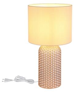 Globo 21735CH - Stolná lampa SOFIA 1xE27/60W/230V béžová