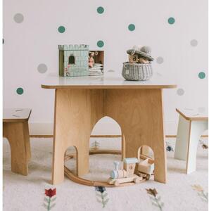 Detská izba - Drevený detský stôl Sivá