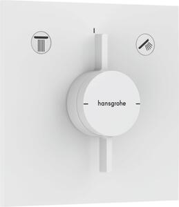 Sprchová a vaňová batéria Hansgrohe DuoTurn E bez podomietkového telesa matná biela 75417700