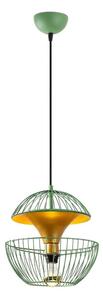 Luster na lanku TELMANDER 1xE27/40W/230V zelená