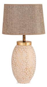 Stolná lampa 1xE27/40W/230V béžová/zlatá