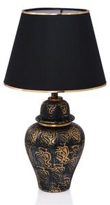 Stolná lampa 1xE27/40W/230V čierna