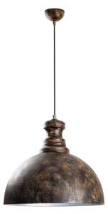 Luster na lanku KURE 1xE27/40W/230V pr. 40 cm šedá
