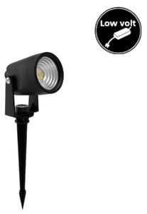 Philips 8720169386914 GardenLink Low Volt 24V Reuel vonkajšie zapichovacie svietidlo/reflektor LED V125mm + hrot145mm 1,5W/180lm 2700K IP44 čierna, bez napájania