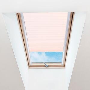 Plisé roleta na strešné okná, Priesvitná, Béžová, P 002 , 20 x 50 cm