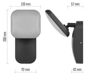 LED Vonkajšie flexibilné nástenné svietidlo NIKA LED/12,5W/230V IP44