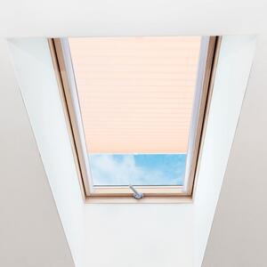 Plisé roleta na strešné okná, Priesvitná, Krémová, P 003 , 20 x 50 cm
