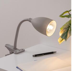 Atmosphera - Lampa s klipom SILY 1xE14/7W/230V šedá
