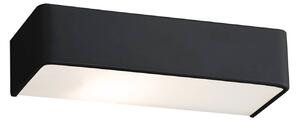 Nástenné svietidlo Rauma, čierna, šírka 30 cm