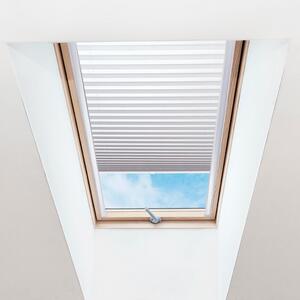 Plisé roleta na strešné okná, Priesvitná, Svetlo šedá, P 008 , 20 x 50 cm