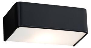 Nástenné svietidlo Rauma, čierna, šírka 20 cm