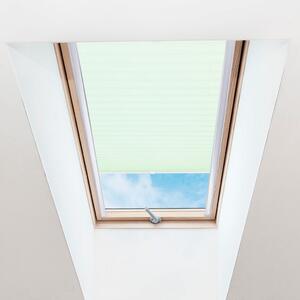 Plisé roleta na strešné okná, Priesvitná, Svetlo zelená, P 020 , 20 x 50 cm